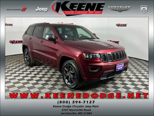 Velvet Red Pearlcoat 2021 Jeep Grand Cherokee 80th Anniversary 4x4