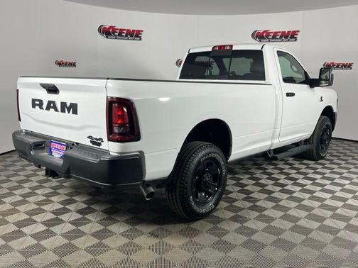 Bright White Clearcoat 2026 RAM 3500 Tradesman Regular Cab 4x4 8' Box