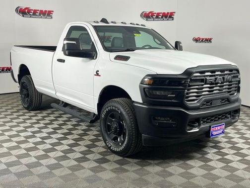 Bright White Clearcoat 2026 RAM 3500 Tradesman Regular Cab 4x4 8' Box