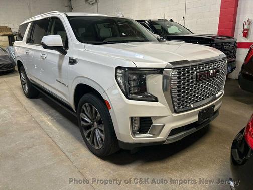 White Frost Tricoat 2021 GMC Yukon XL Denali