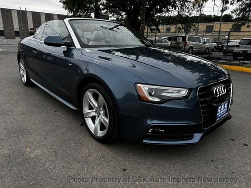 Glacier White Metallic/Black Roof 2015 Audi A5 2.0T Premium Plus