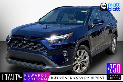 Cavalry Blue 2022 Toyota RAV4 XLE Premium