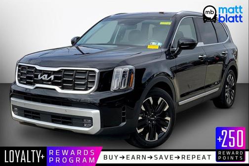 Ebony Black 2024 Kia Telluride SX Prestige