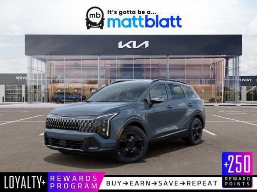 Heritage Blue 2026 Kia Sportage X-Line