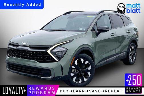 Jungle Green 2023 Kia Sportage X-Line