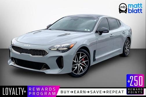 Ceramic Silver 2023 Kia Stinger GT-Line