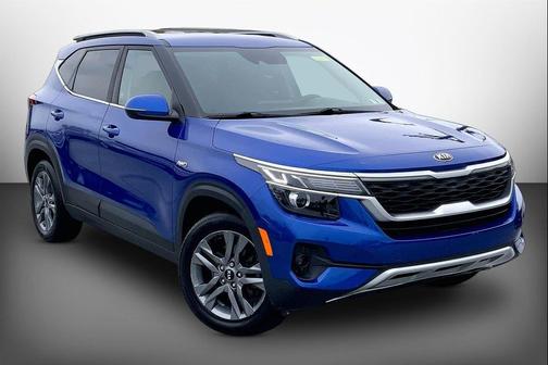 Neptune Blue 2021 Kia Seltos S