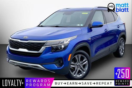 Neptune Blue 2021 Kia Seltos S