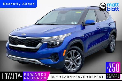 Neptune Blue 2021 Kia Seltos S