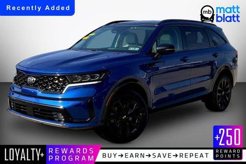 Sapphire Blue 2021 Kia Sorento SX