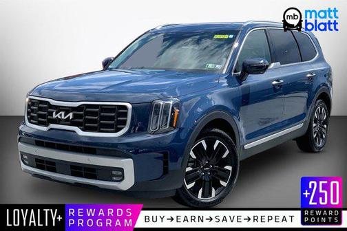 Midnight Lake Blue 2023 Kia Telluride SX