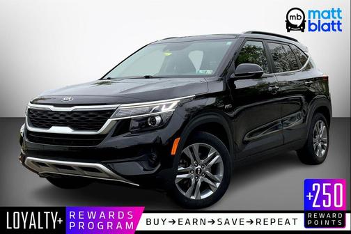 Cherry Black 2021 Kia Seltos S