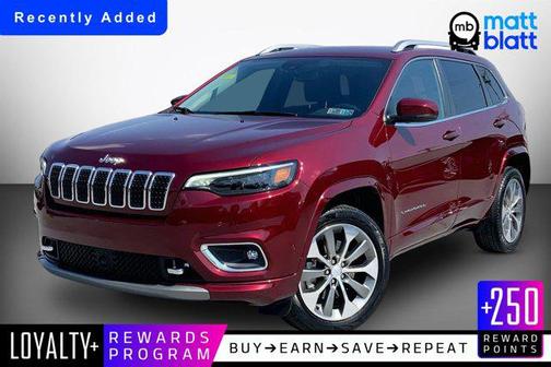 Velvet Red Pearlcoat 2019 Jeep Cherokee Overland