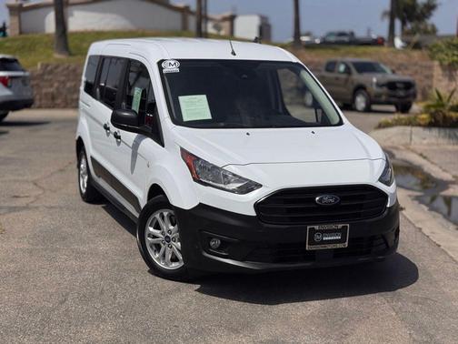 Frozen White 2022 Ford Transit Connect XL Passenger Wagon