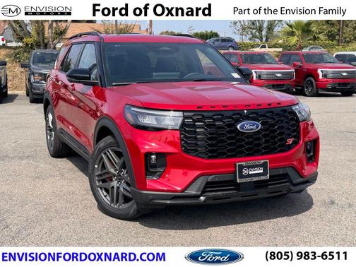 Rapid Red Metallic Tinted Clearcoat 2026 Ford Explorer ST