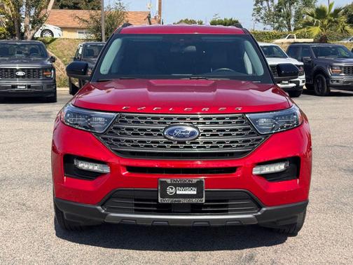 Rapid Red Metallic Tinted Clearcoat 2023 Ford Explorer XLT