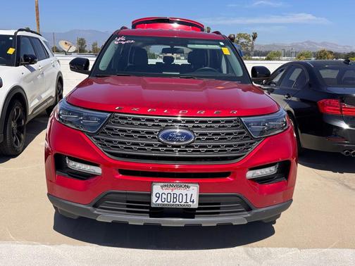 Rapid Red Metallic Tinted Clearcoat 2023 Ford Explorer XLT