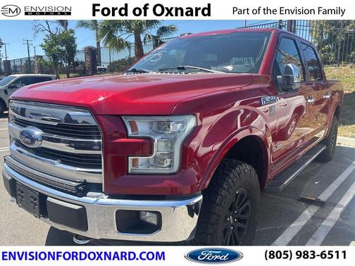 Ruby Red Metallic 2016 Ford F-150 Lariat