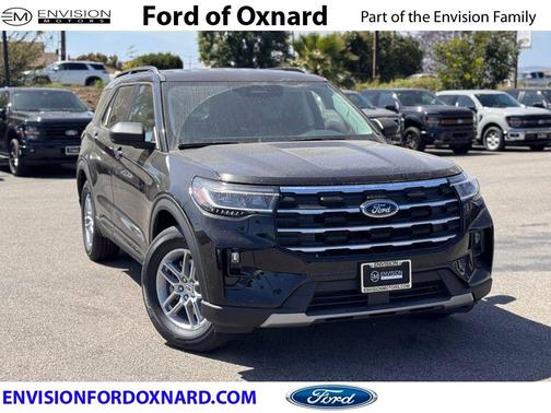 Agate Black Metallic 2026 Ford Explorer Active