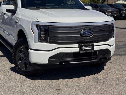 White Metallic 2022 Ford F-150 Lightning LARIAT