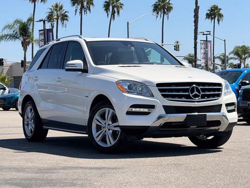 Arctic White 2012 Mercedes-Benz M-Class ML 350