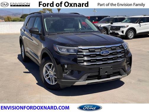 Agate Black Metallic 2026 Ford Explorer Active
