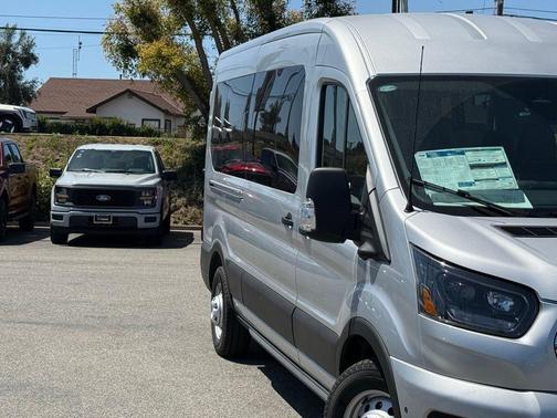Ingot Silver Metallic 2026 Ford Transit-350 XLT