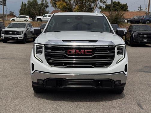 Summit White 2025 GMC Sierra 1500 SLT