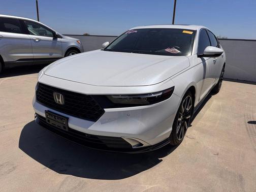 Platinum White Pearl 2024 Honda Accord Hybrid Touring