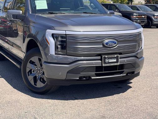 Carbonized Gray Metallic 2022 Ford F-150 Lightning LARIAT