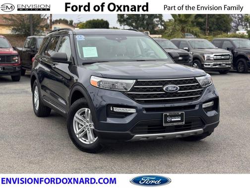 Stone Blue Metallic 2024 Ford Explorer XLT