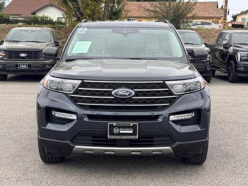 Stone Blue Metallic 2024 Ford Explorer XLT