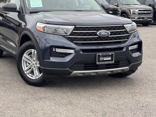 Stone Blue Metallic 2024 Ford Explorer XLT