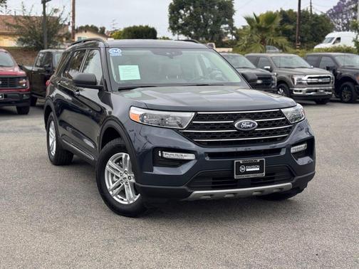 Stone Blue Metallic 2024 Ford Explorer XLT