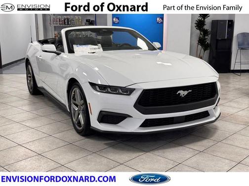 Oxford White 2025 Ford Mustang EcoBoost Premium