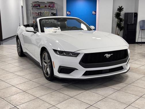 Oxford White 2025 Ford Mustang EcoBoost Premium
