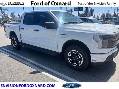 Oxford White 2023 Ford F-150 Lightning XLT
