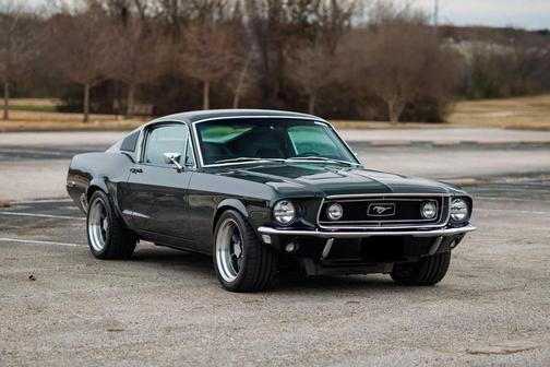 Black 1968 Ford Mustang Coupe