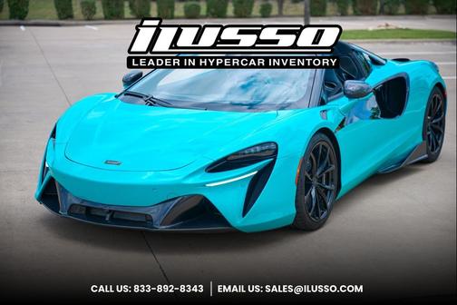 Tokyo Cyan 2025 McLaren Artura Convertible