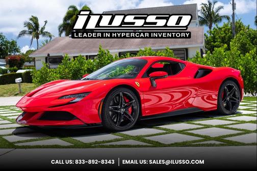 Rosso Scuderia 2025 Ferrari SF90 Spider Convertible