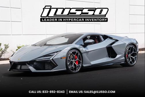 Gray 2024 Lamborghini Revuelto Coupe