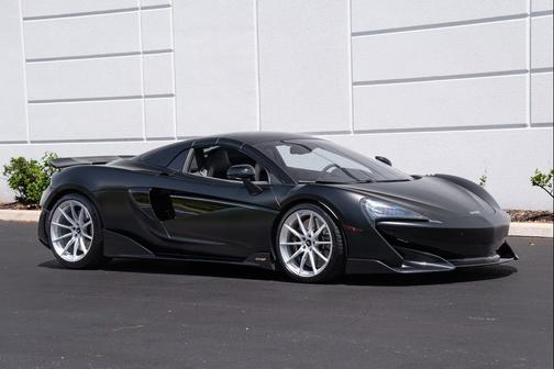 Black 2020 McLaren 600LT Convertible