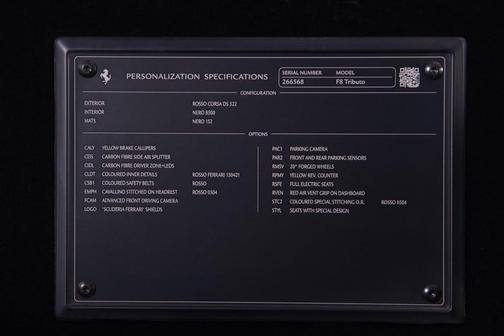 2021 Ferrari F8 Tributo Base