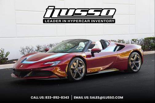 Rosso Libano 2024 Ferrari SF90 Spider Convertible