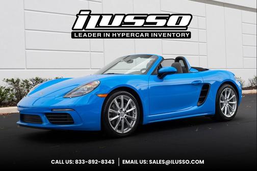 Shark Blue 2022 Porsche 718 Boxster Convertible
