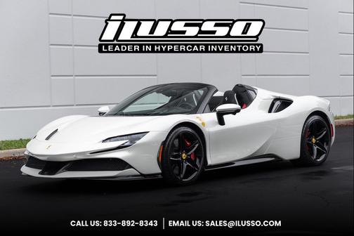 White 2024 Ferrari SF90 Spider Convertible