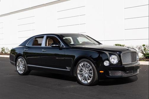 Black 2014 Bentley Mulsanne Sedan