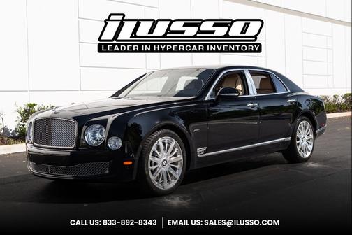 Black 2014 Bentley Mulsanne Sedan