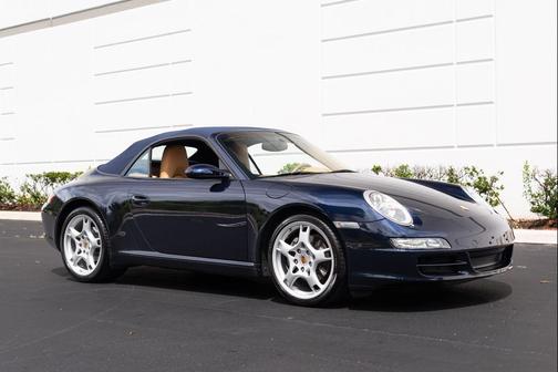 Blue 2008 Porsche 911 911 Carrera Cabriolet