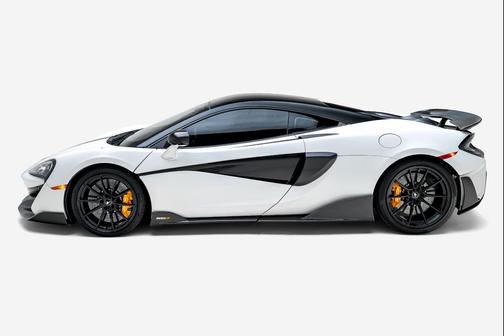 White 2019 McLaren 600LT Coupe